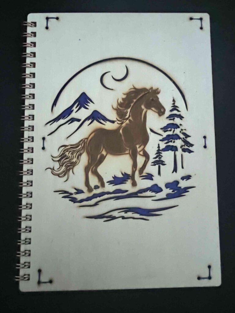 Wood Engraved Book