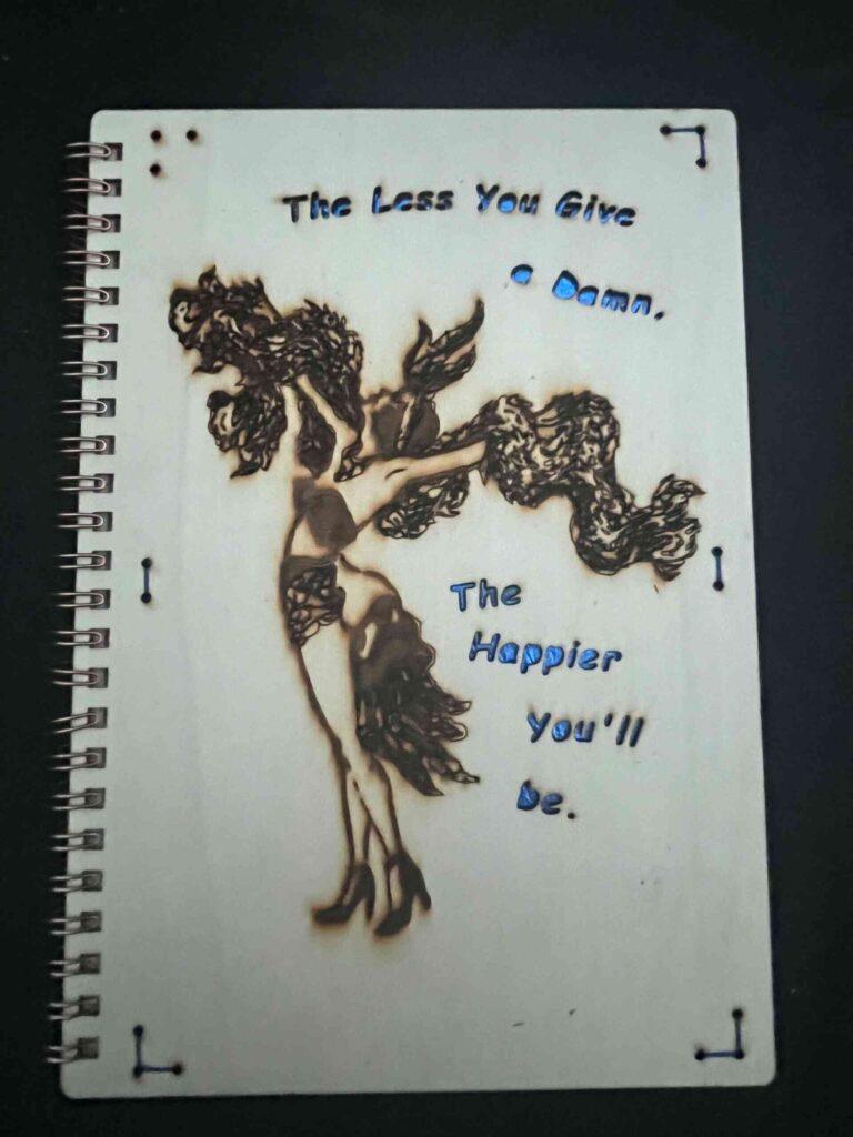 Wood Engraved Book
