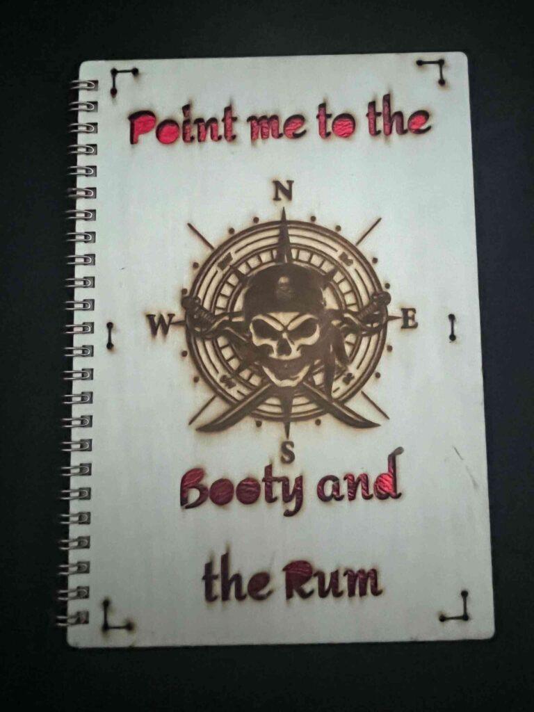 Wood Engraved Book