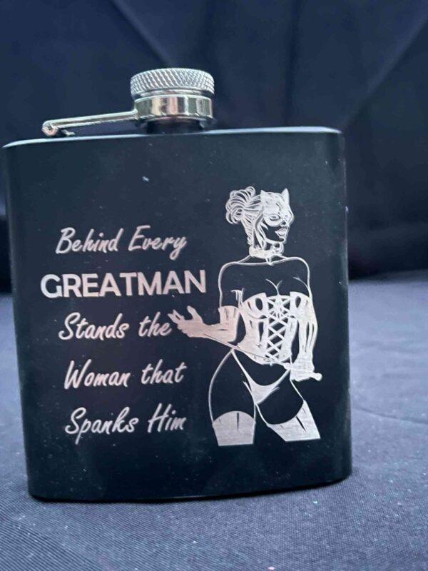 Engraved Flask