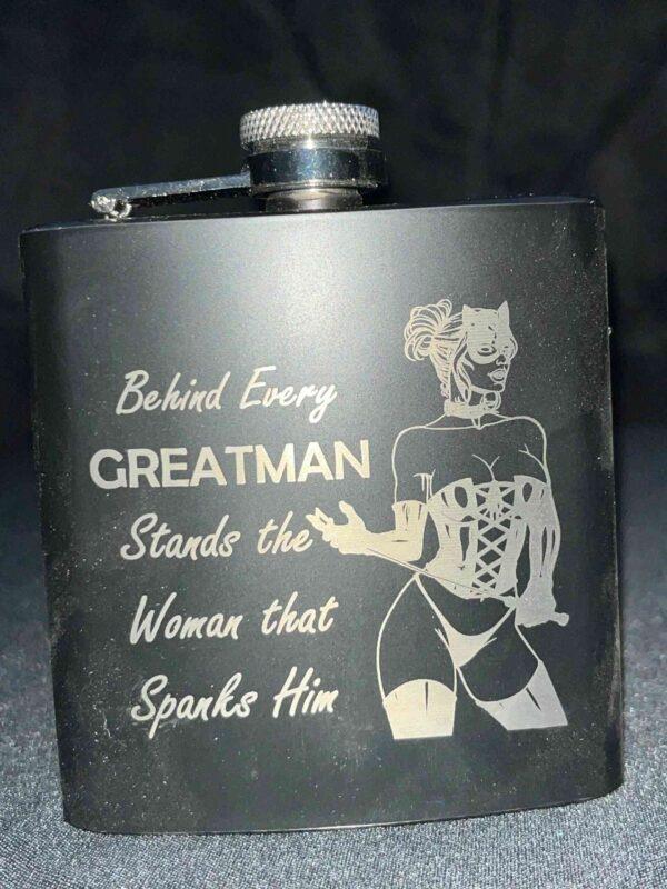 Engraved Flask