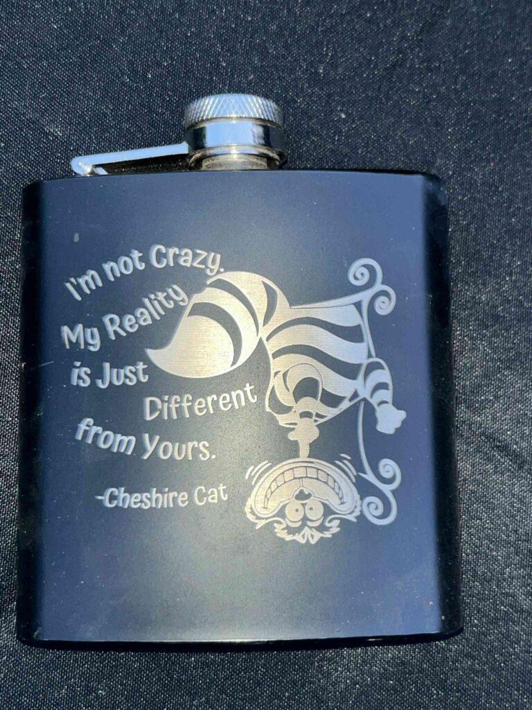 Engraved Flask