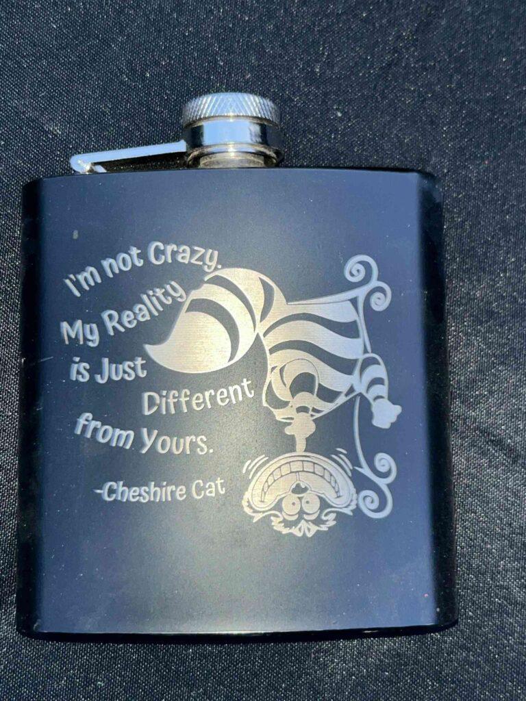 Engraved Flask
