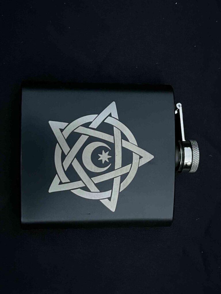 Engraved Flask