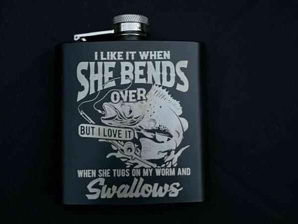 Engraved Flask
