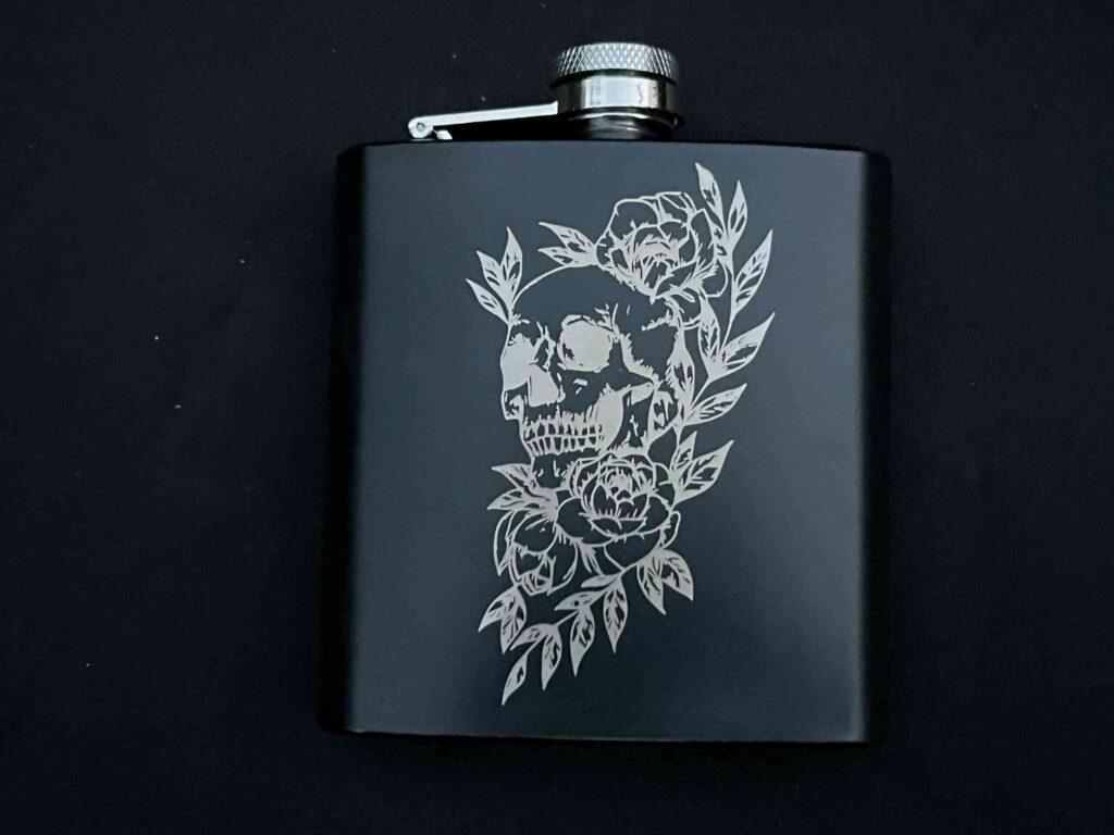 Engraved Flask
