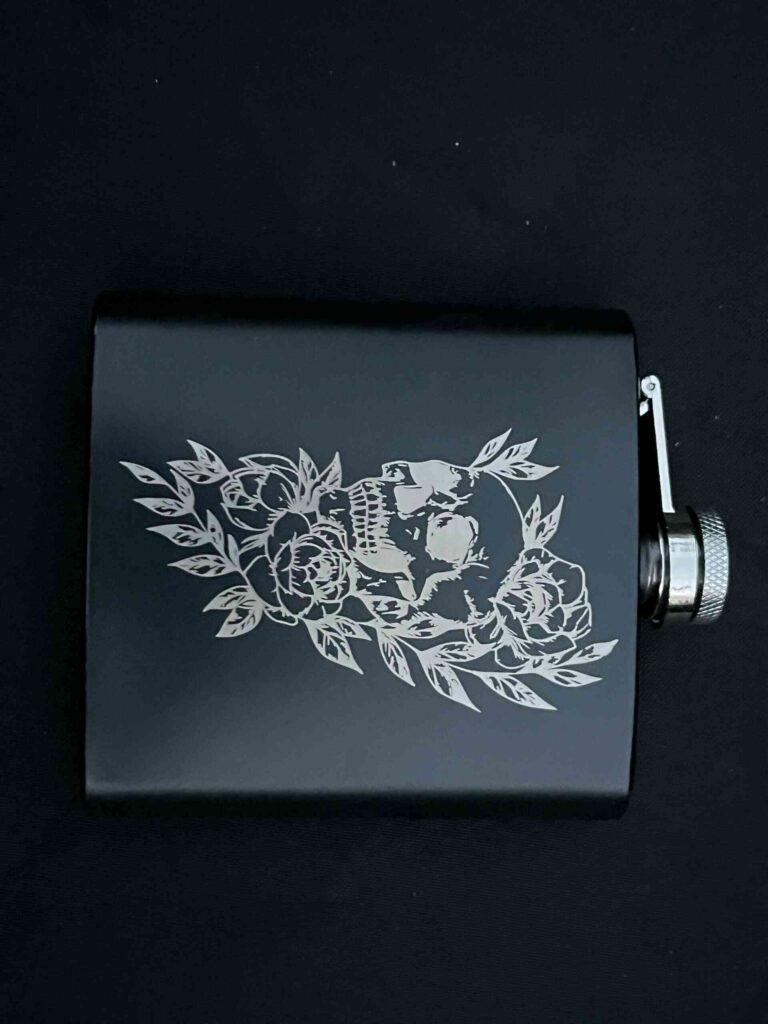 Engraved Flask