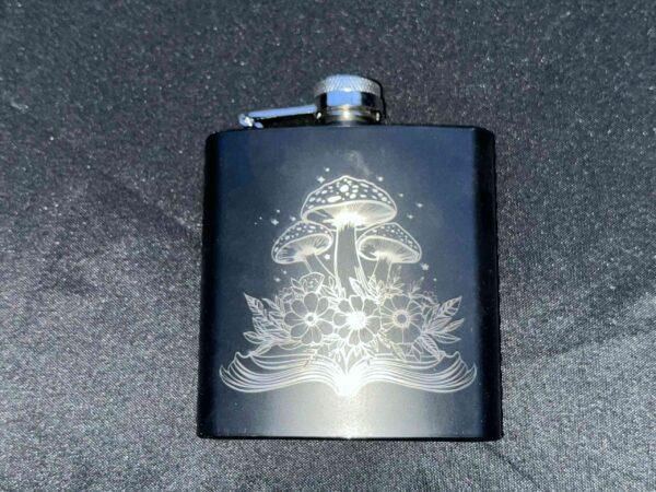 Engraved Flask