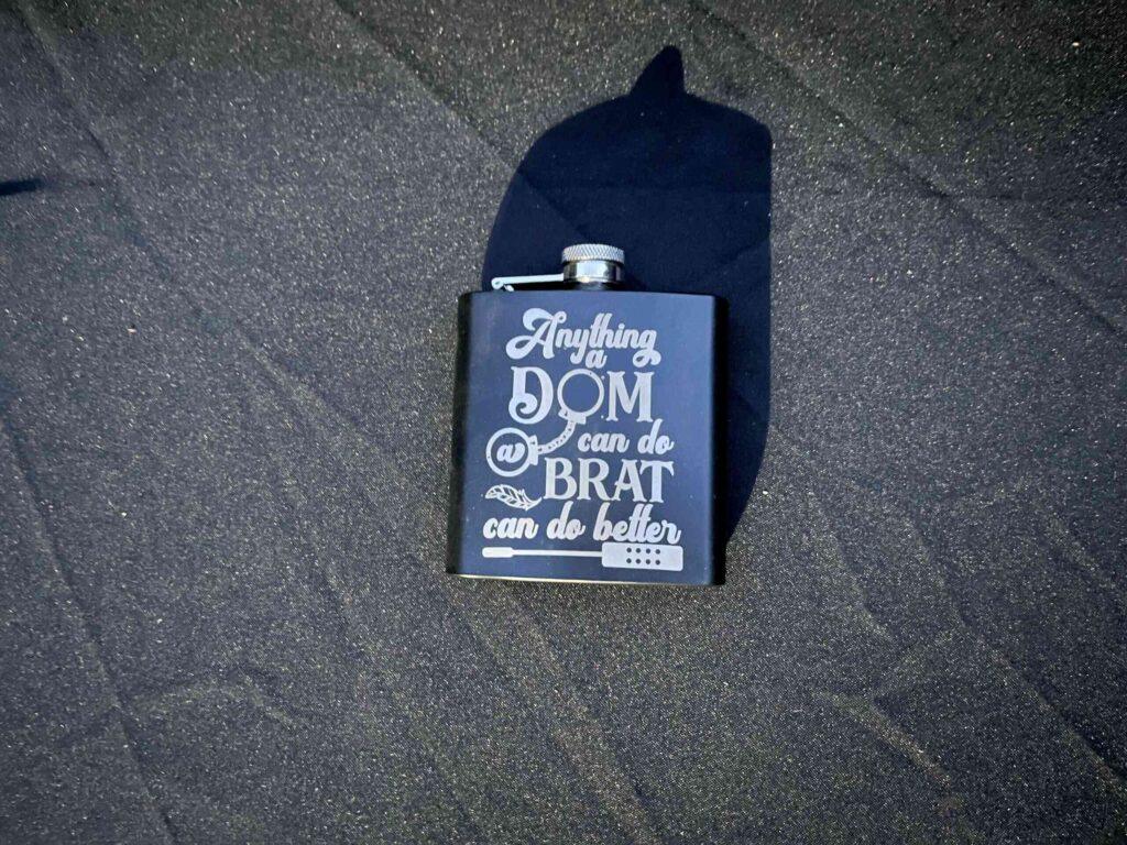 Engraved Flask