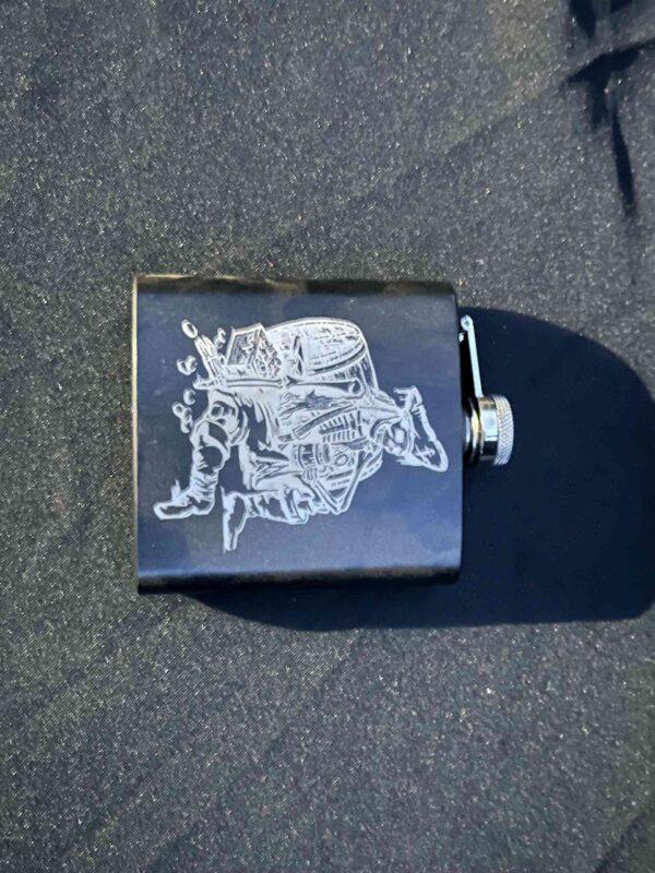 Engraved Flask