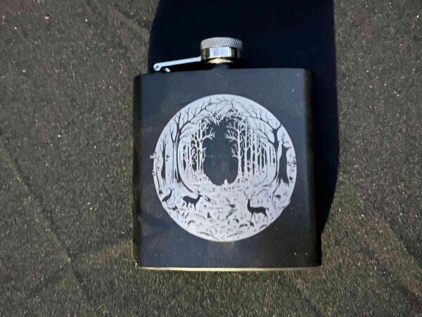 Engraved Flask