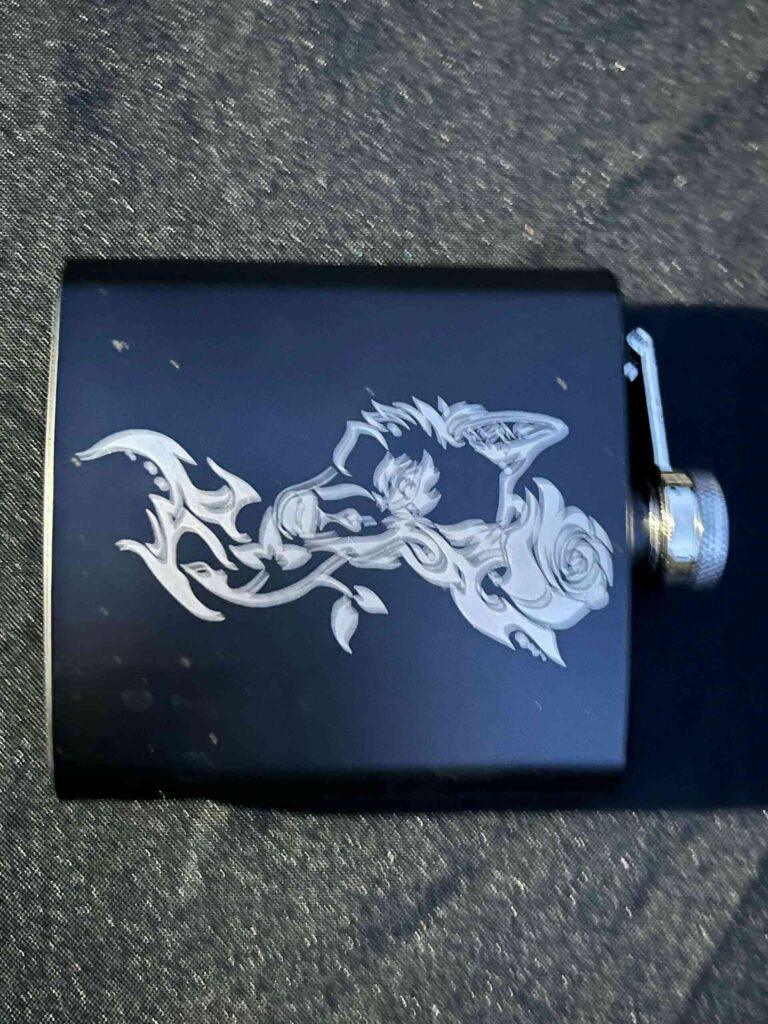 Engraved Flask