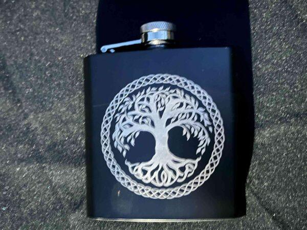 Engraved Flask