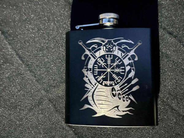 Engraved Flask
